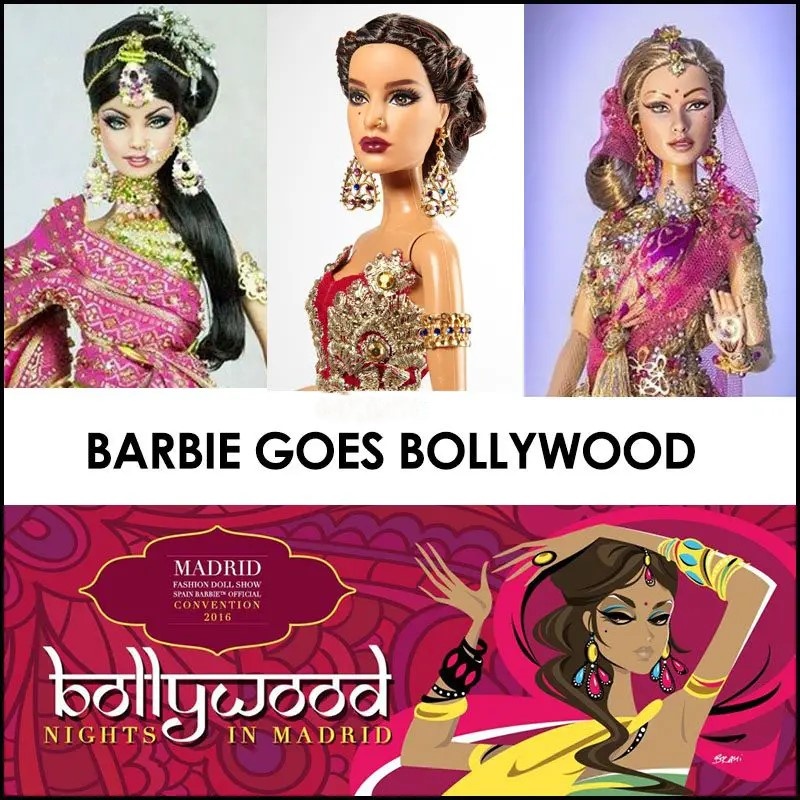 2016 Madrid Fashion Doll Show Bollywood Dolls, Mattel 