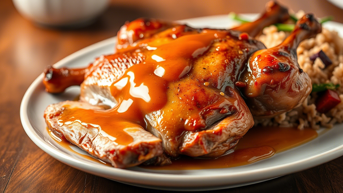 Утка в апельсиновом соусе