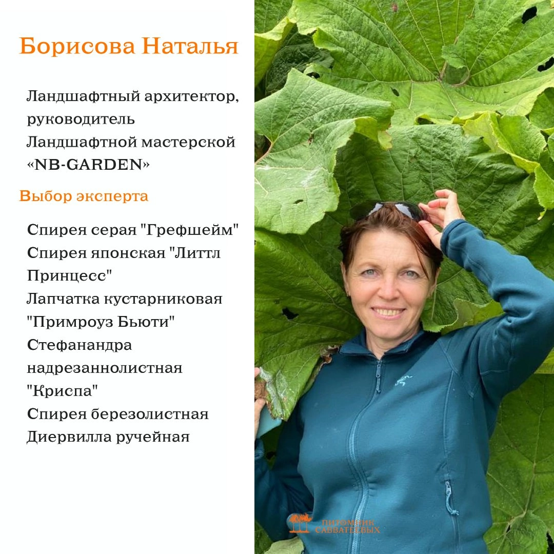 БОРИСОВА НАТАЛЬЯ – ландшафтный архитектор, руководитель Ландшафтной мастерской «NB-GARDEN».