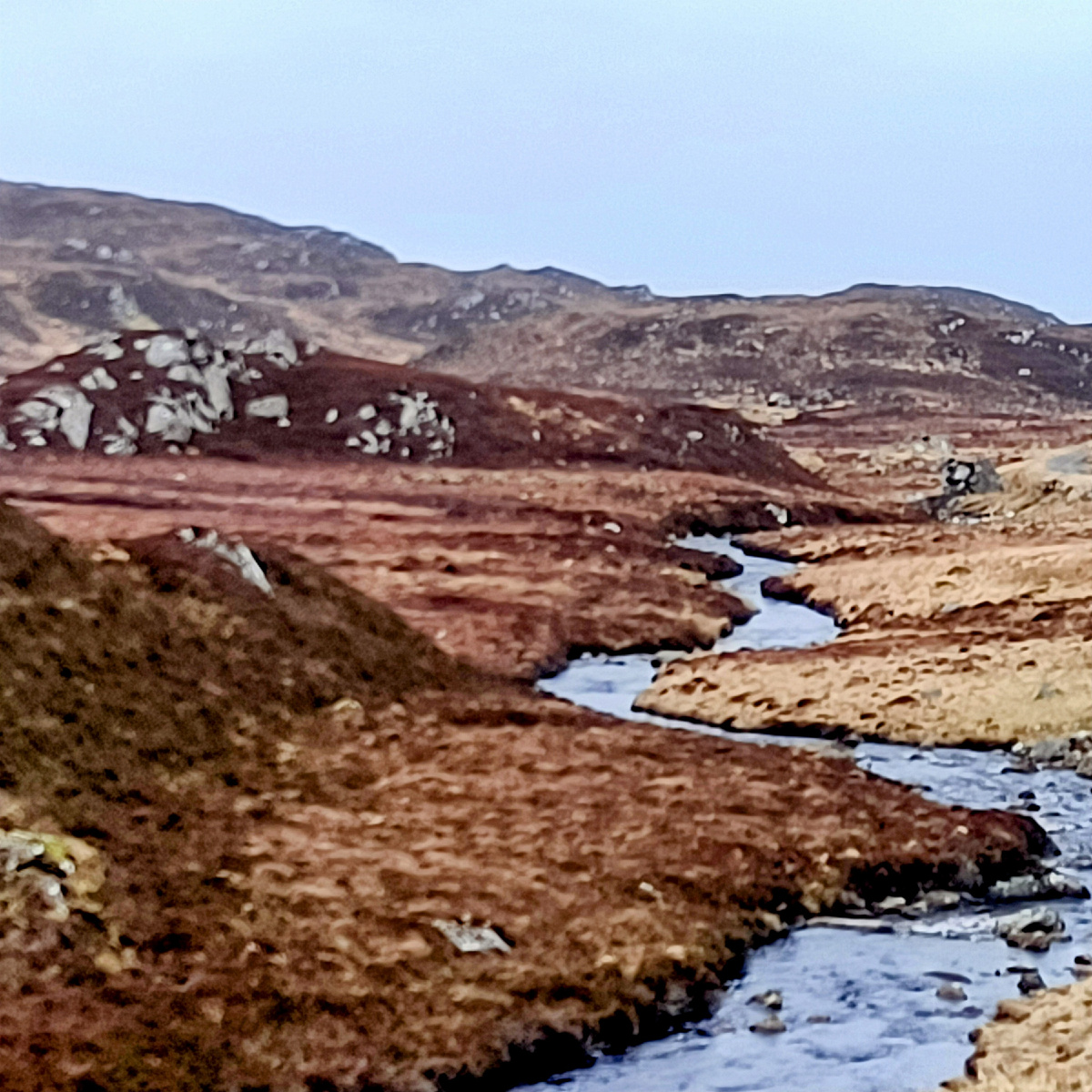Гибридские острова. Между Leurbos и Garynahine. Шотландия.Фото автора.