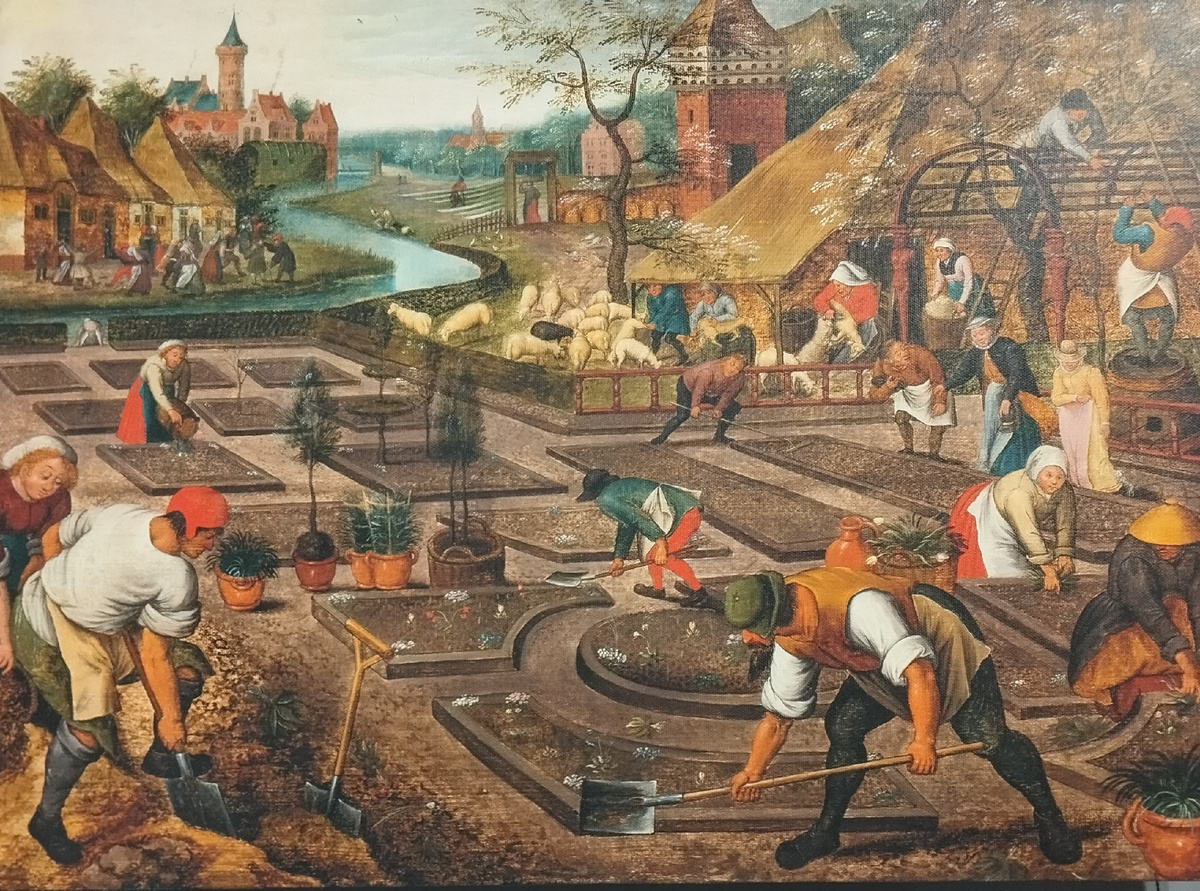 Питер Брейгель Младший(1564 — 1638). Весна(1620). Масло, дерево, 41×57 см. Музей изящных искусств Монреаля, Канада.