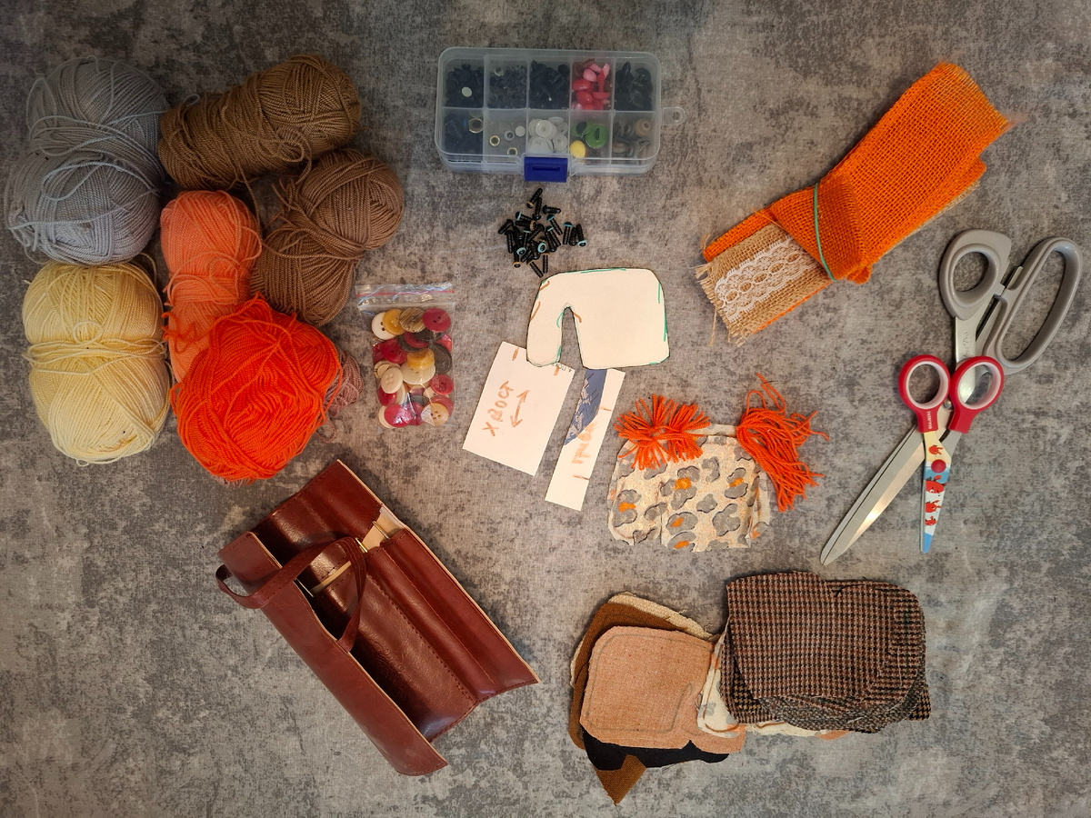 Набор необходимых материалов.