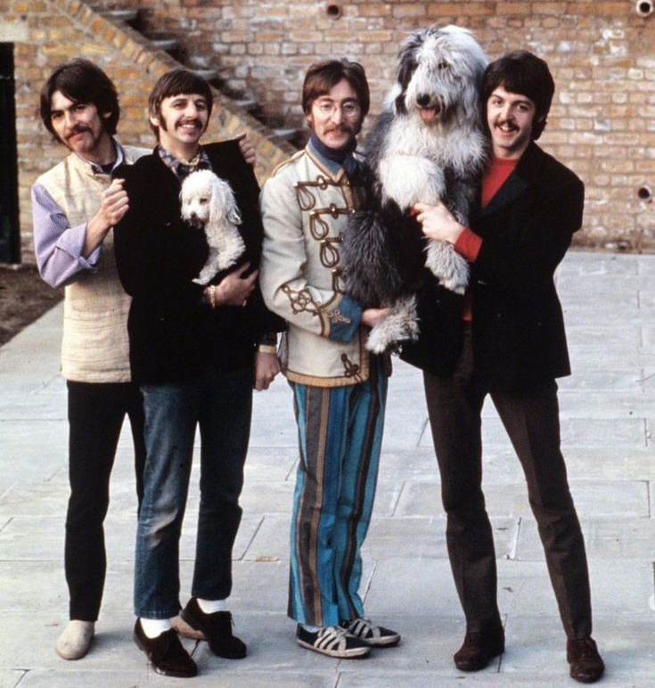 Битлз с питомцами, 1967 г.