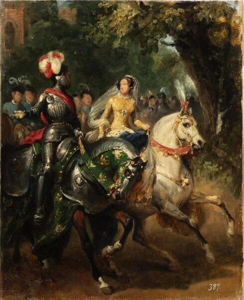    Орас Верне «Кавалькада», 1843 г., общественное достояние