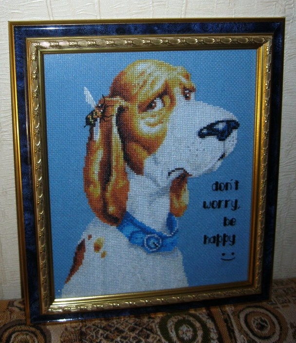 "Пёсик" размер 20х25см.