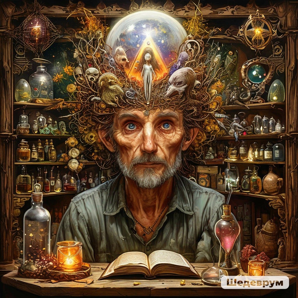 Яснослышание, сгенерировано ИИ