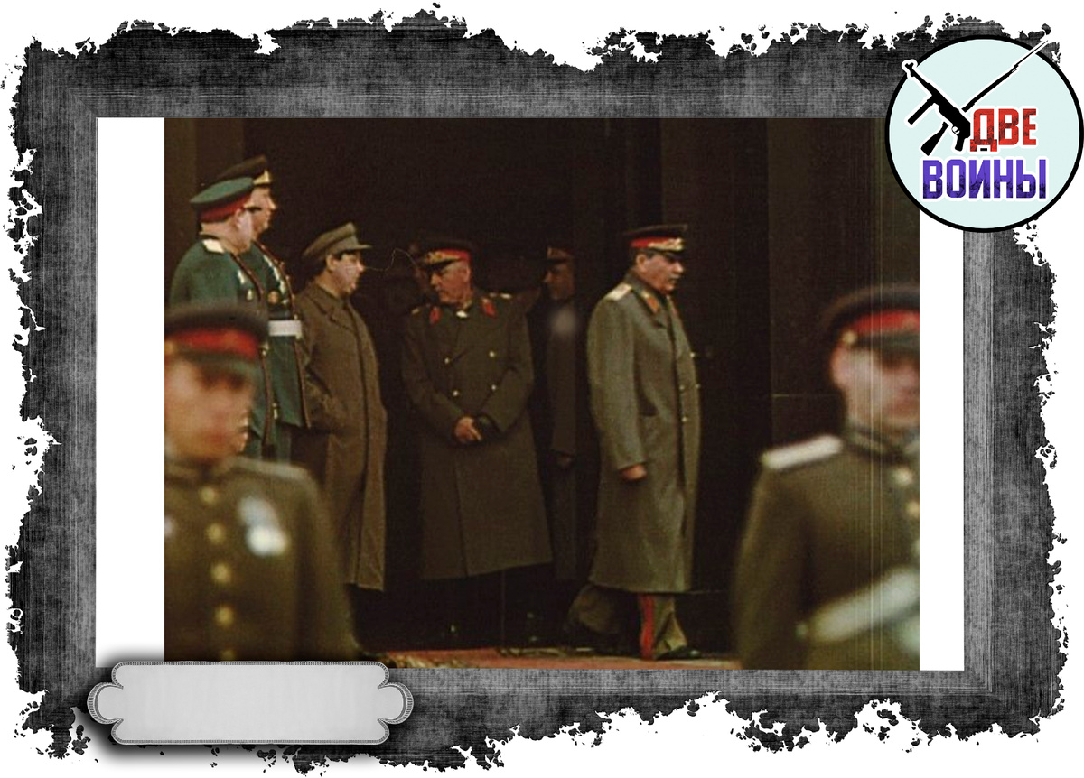 Сталин. Кадр из хроники.