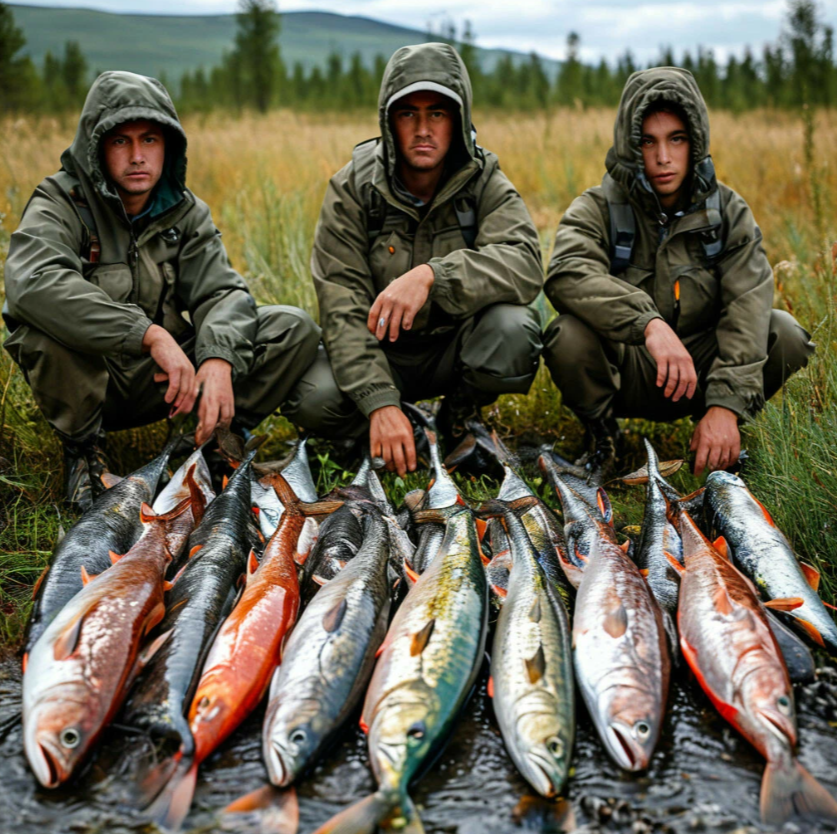 На рыбалке необходимо быть готовым к любым погодным условиям