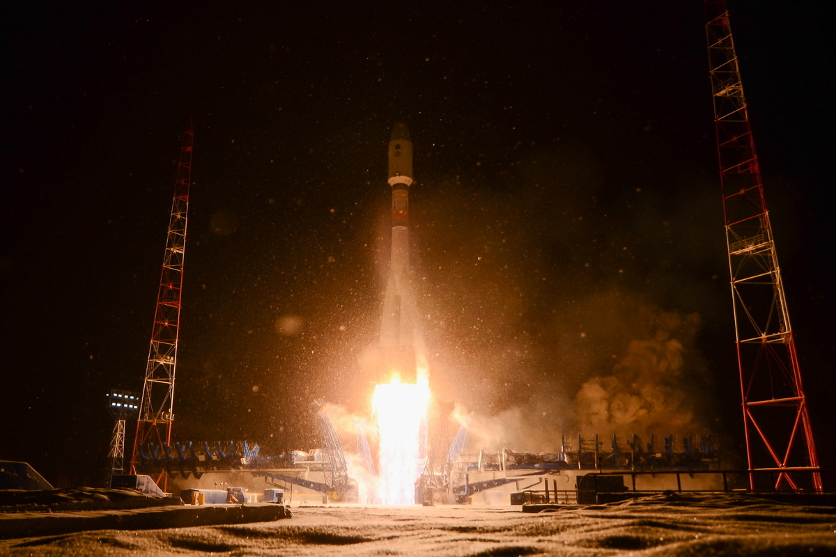    Запуск ракеты-носителя «Союз-2.1б» / Источник: Mil.ru