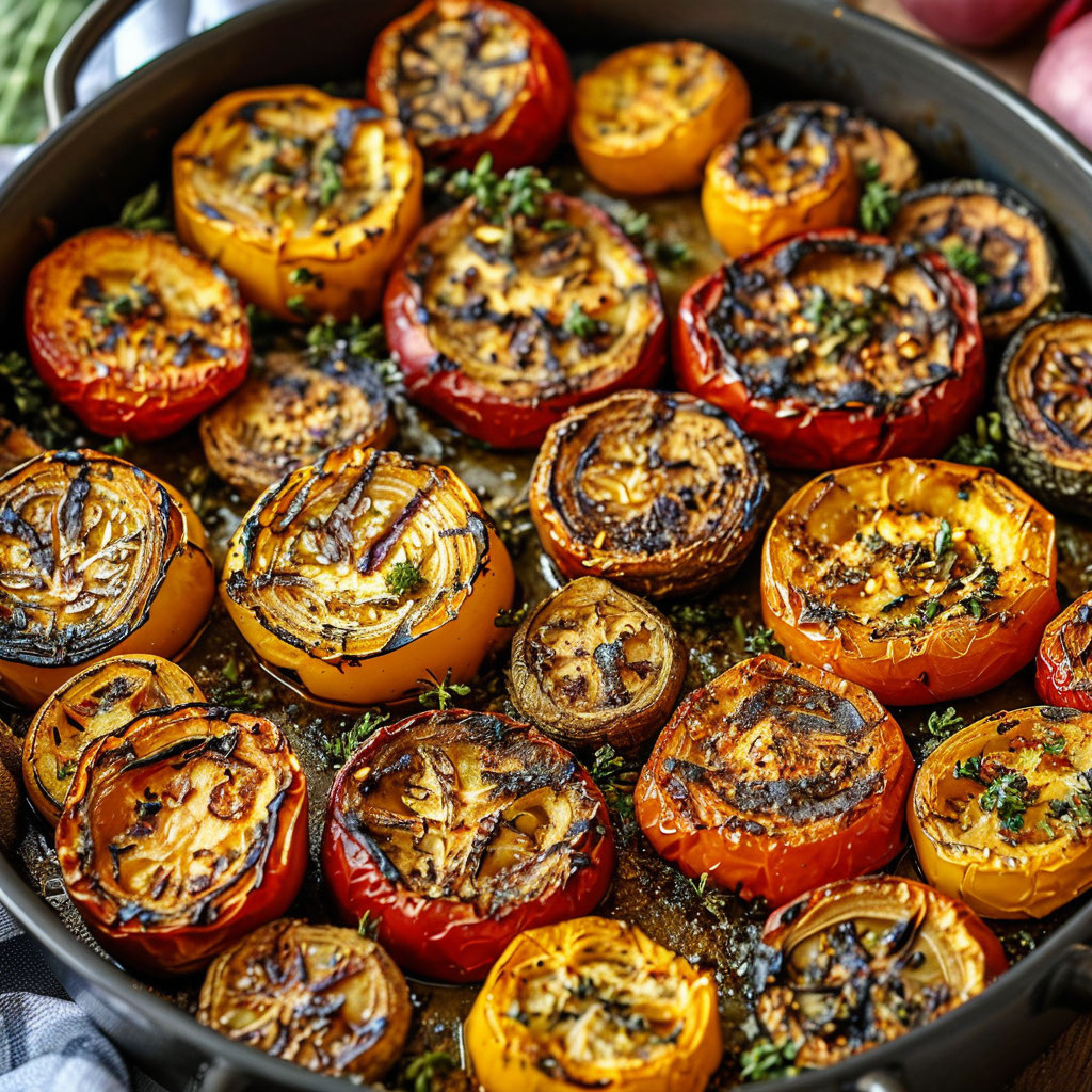 Запеченные овощи с пряностями