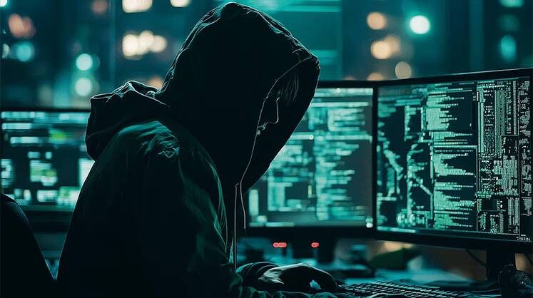    АННА БАБИЧ/СОЗДАНО ИИ/OCTAGON.MEDIA/ТАСС В России количество кибератак в прошлом году выросло в 2,5 раза по сравнению с 2023-м