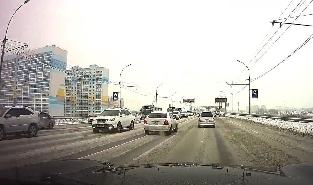 Кадр любительского видео.