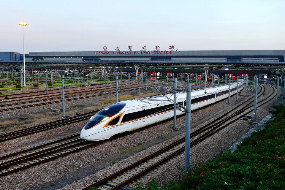 Станция Hongqiao в Шанхае