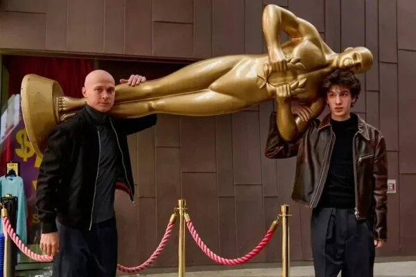    Юра Борисов и Марк Эйдельштейн, фото: соцсети