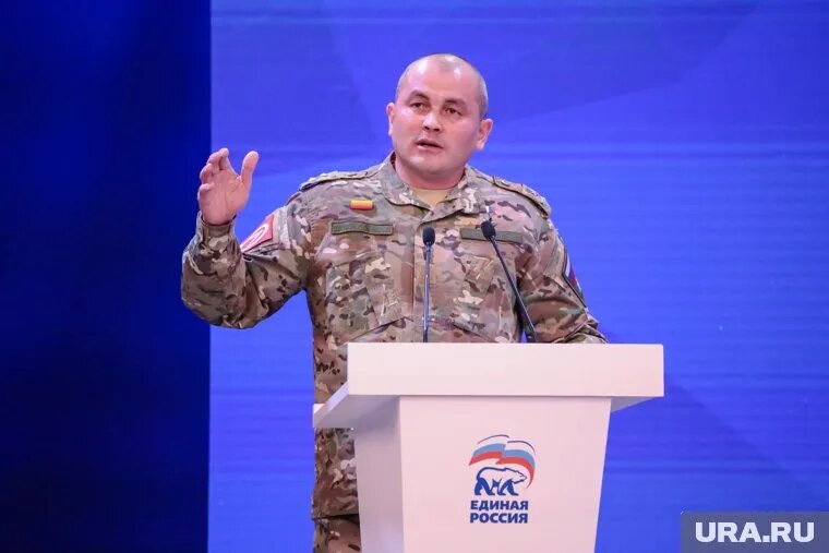 Участнику СВО и Герою России исполнилось 42 года. Фото: Роман Наумов © URA.RU