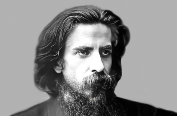 Соловьев Владимир Сергеевич (1853-1900) – русский религиозный мыслитель, мистик, поэт и публицист, литературный критик, преподаватель; почётный академик Императорской Академии наук по разряду изящной словесности (1900). 
