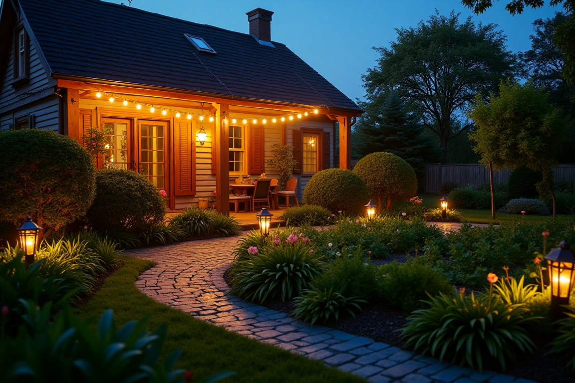 Как правильно организовать освещение на участке