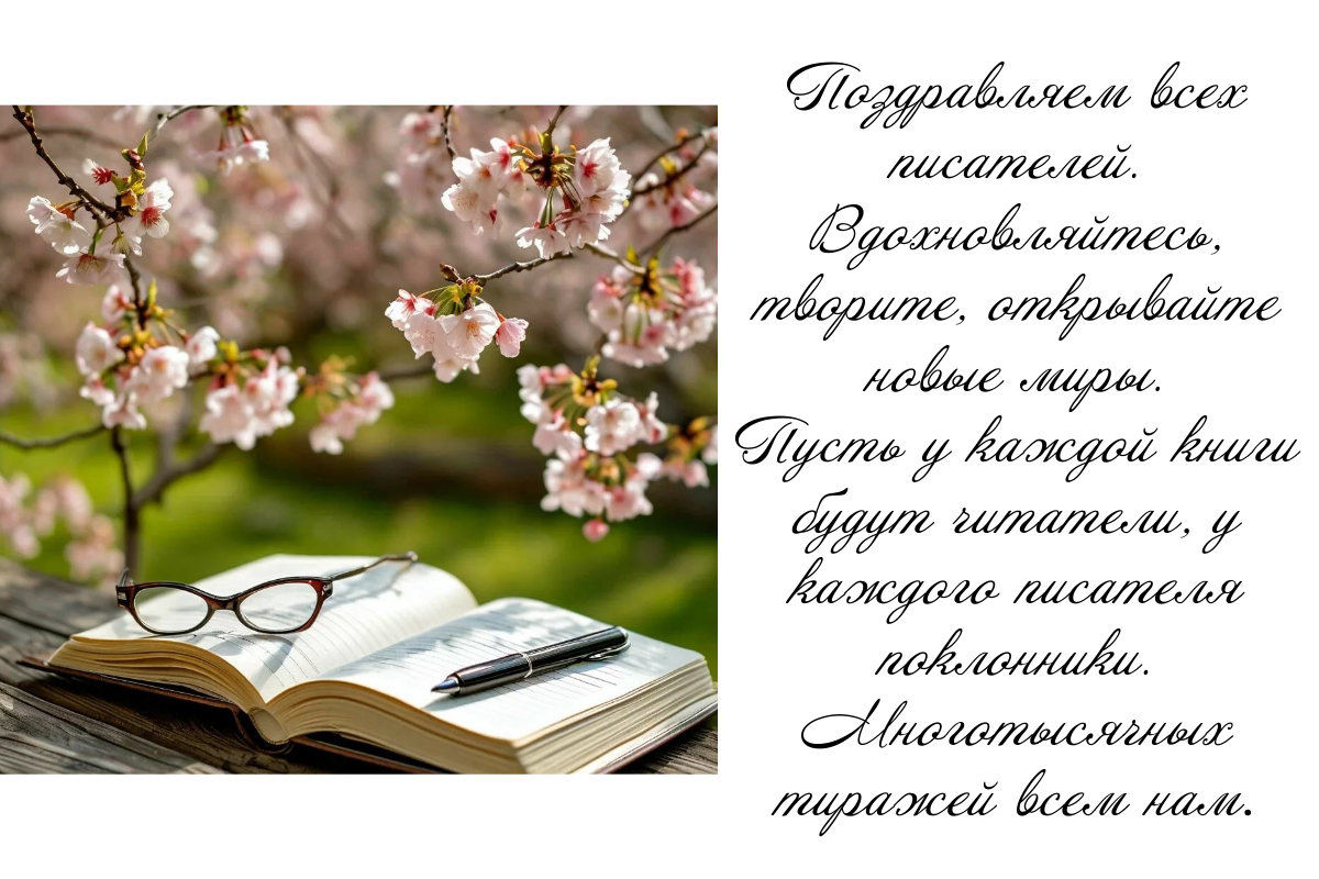 3 марта 2025г.-Всемирный день писателя. 