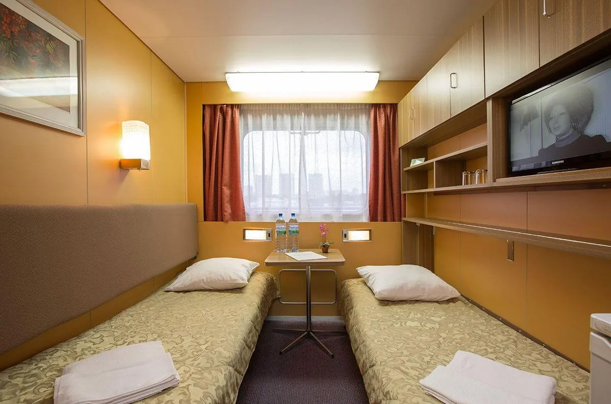 Так выглядела и наша каюта, но фото взято из интернета