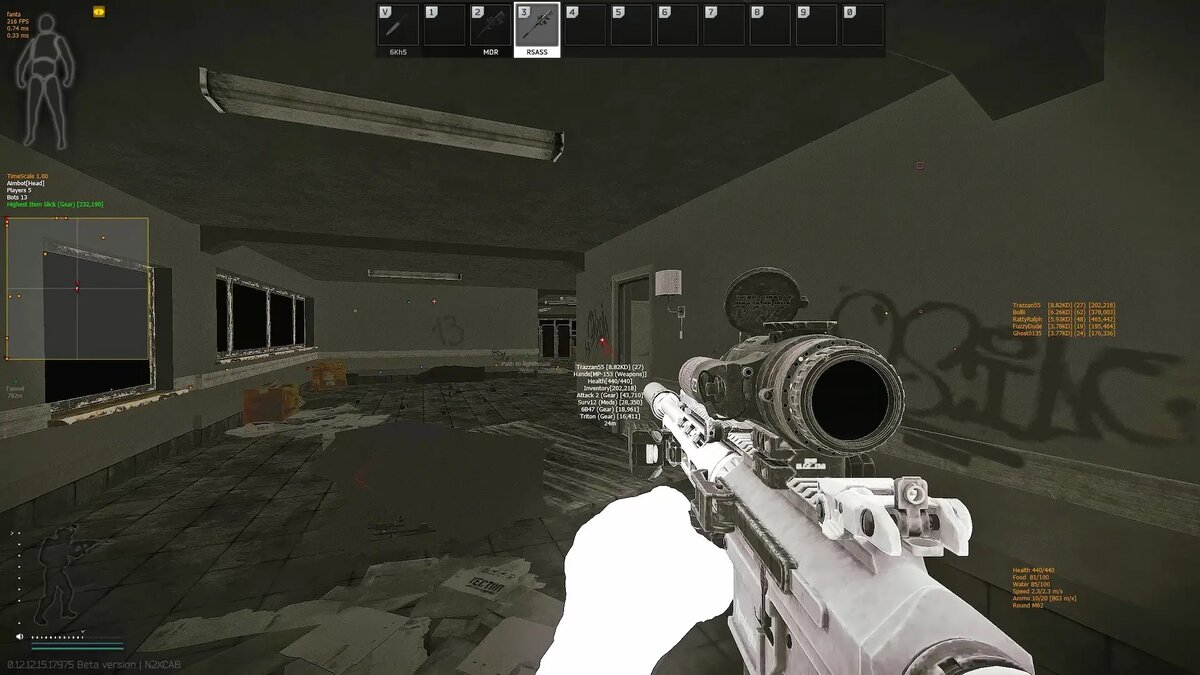 Скриншот чита Fanta для Escape from Tarkov