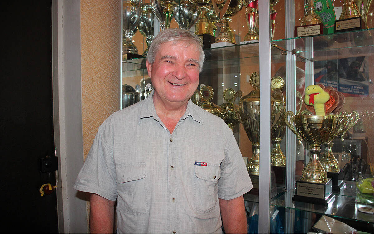 Александр Осколков в Лисичанске при поддержке Татарстана восстанавливают детскую спортивную школуФото: Юлия Черепнина