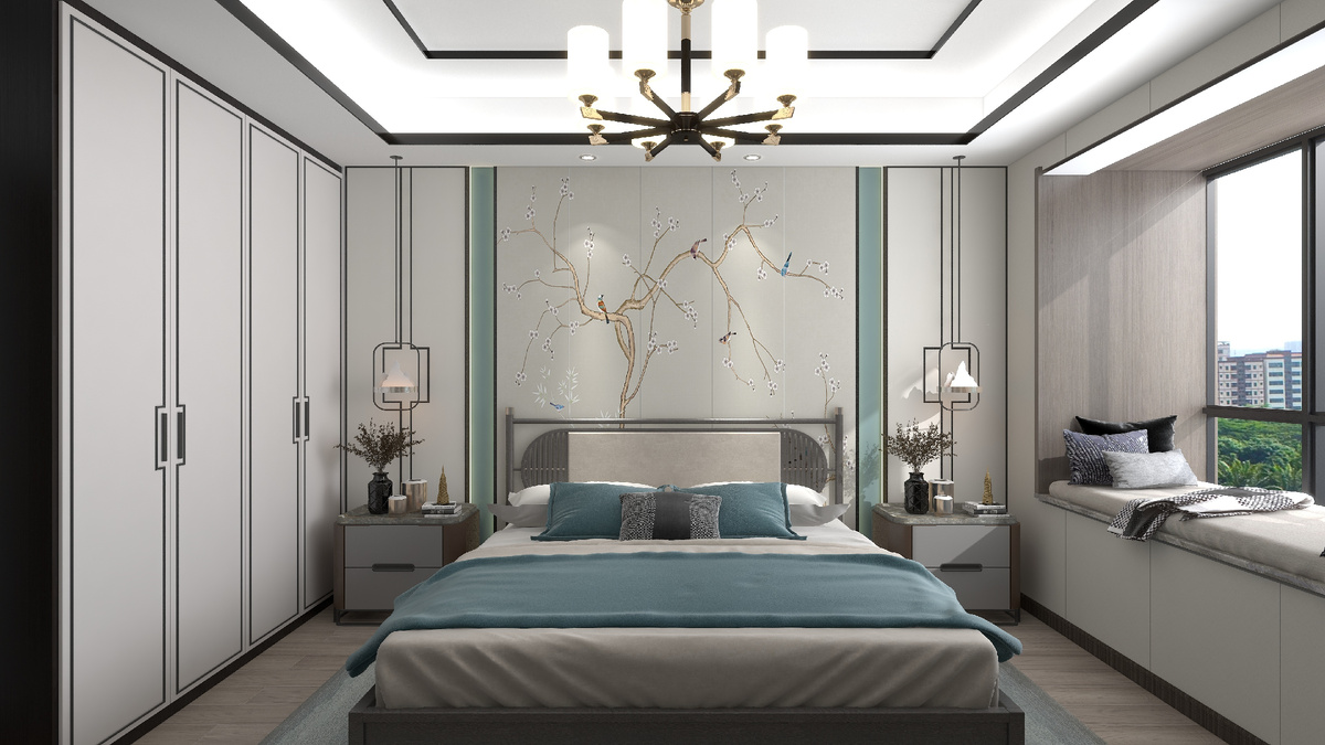 Панели HAICHUANG в спальне