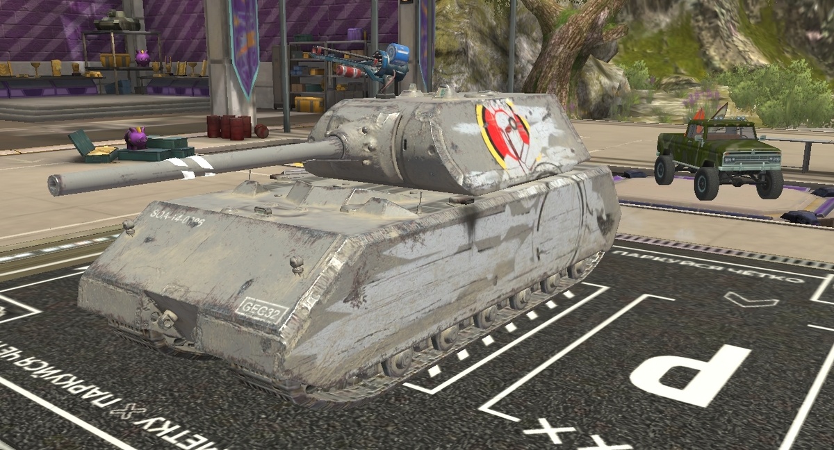 Вот так выглядят отметки на танках. На момент выхода статьи на всех танках они выглядят одинаково. Надеюсь, в будущем для каждой нации их сделают уникальными. 