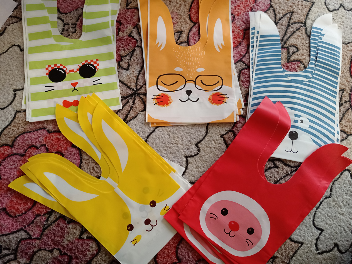 Красочные, красивые пакетики. На WB, арт. 217152810