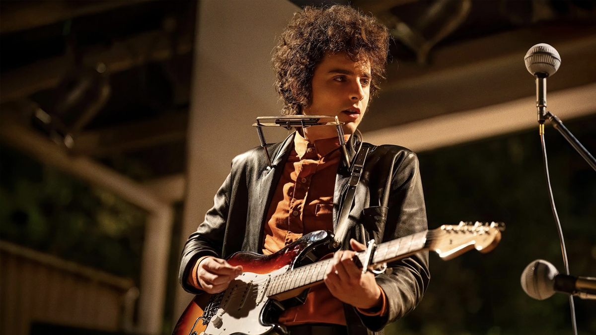 Кадр из фильма "Боб Дилан: Никому не известный"