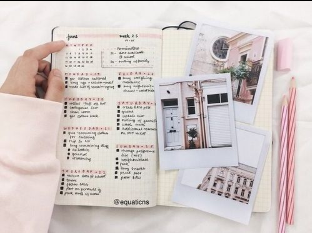 Пример ежедневника. 