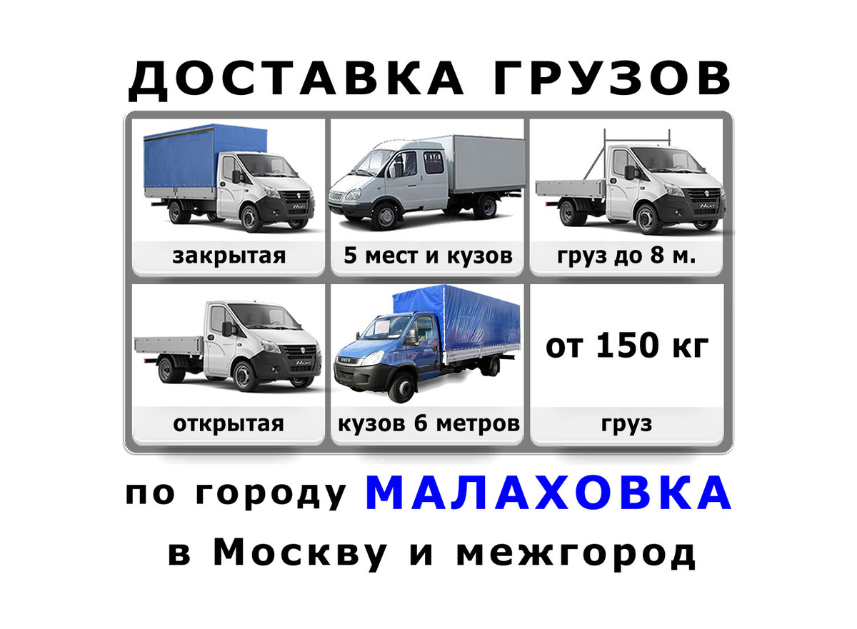 Грузоперевозки в Малаховке от ИП Лукичёв