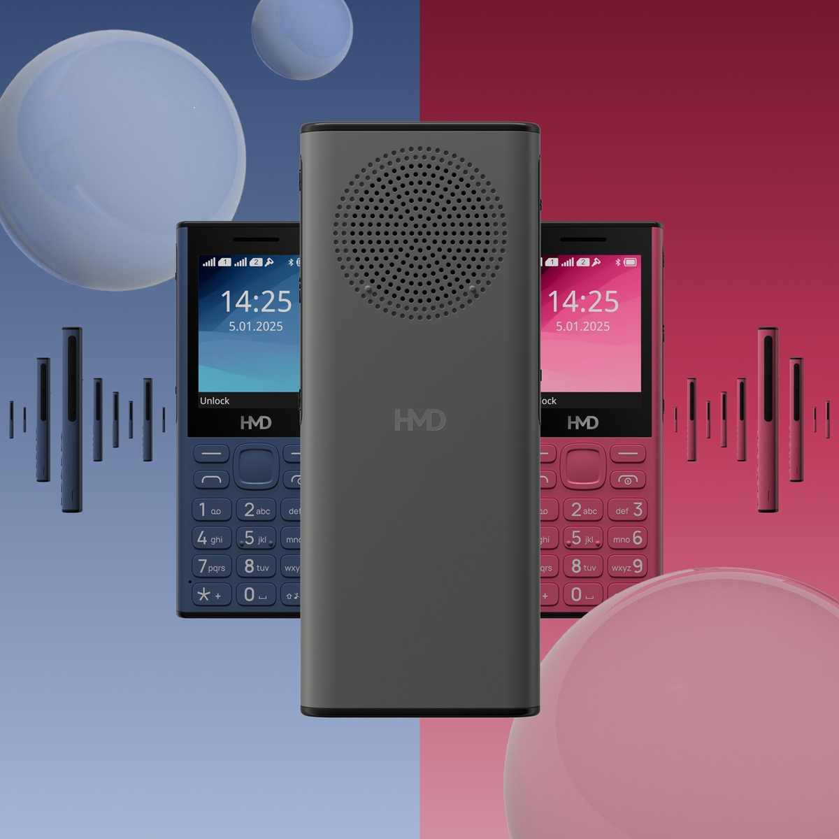 Телефон HMD 130 Music. Источник изображения: HMD Global