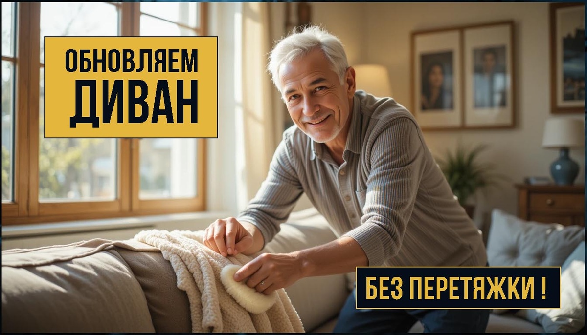 Обновление дивана без существенных затрат