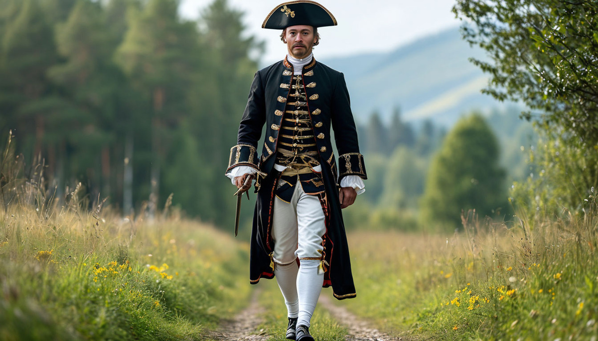 Попросила Шедеврум нарисовать маркиза де Вильнёва). Хорош! Хотя что он там в руке такое несет по мнению ИИ - непонятно 🤪🍭