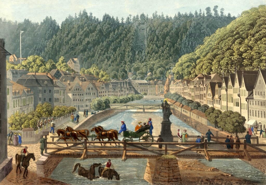 Карлсбад. 1825 г. Неизвестный художник