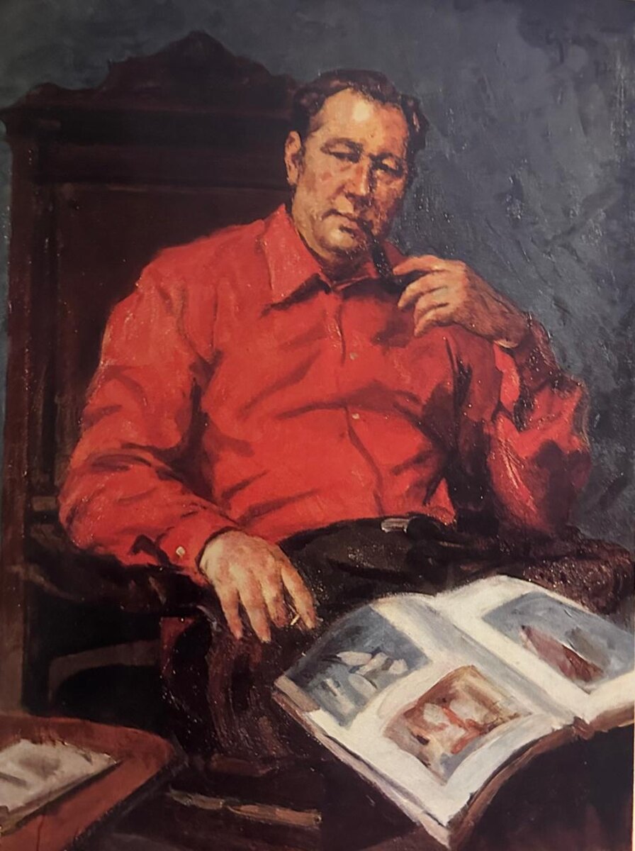 Павел Судаков. «Портрет писателя А. Иванова». 1977