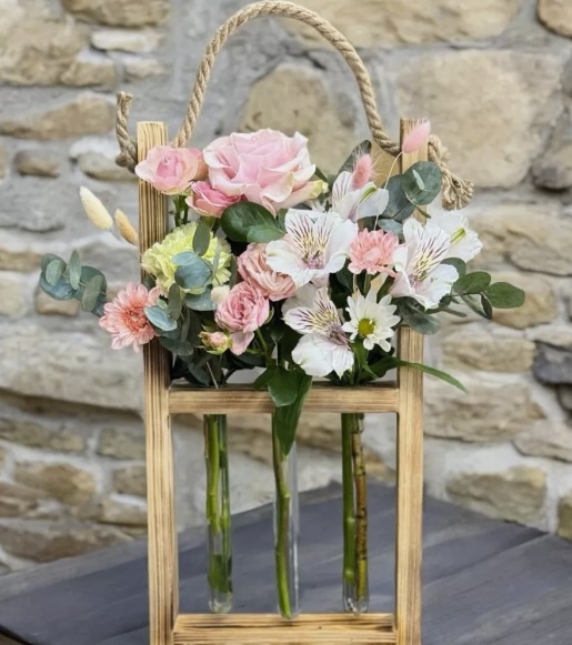 Деревянная ваза