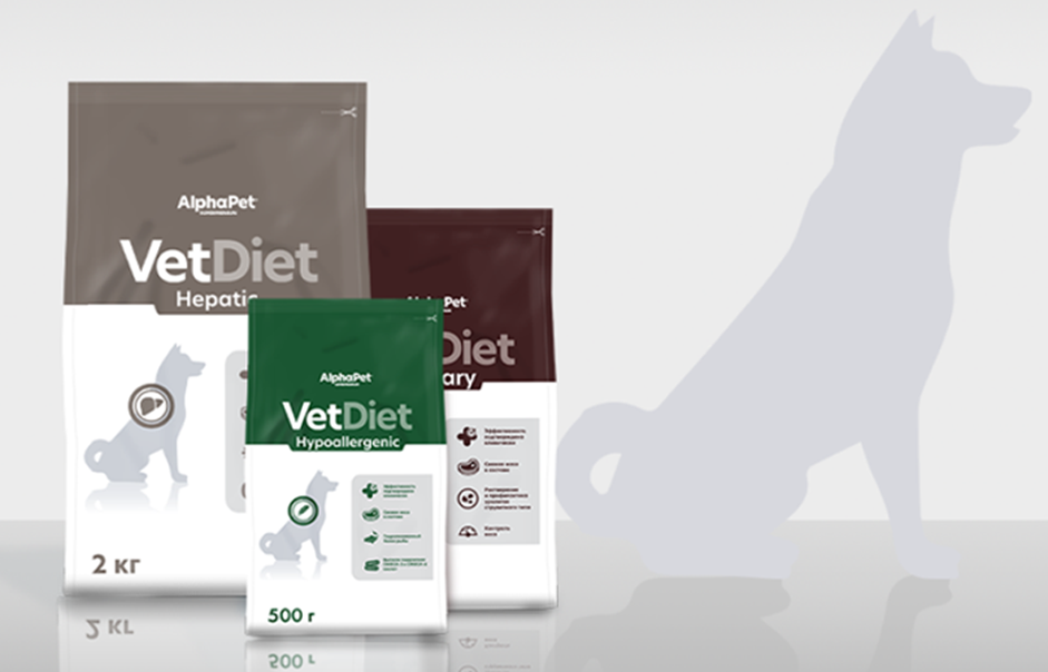 Корм VetDiet для собак