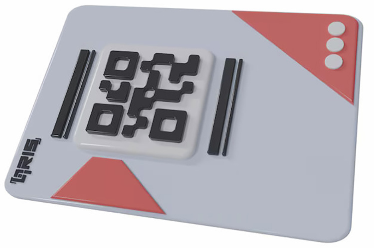 Штамп с QR-кодом