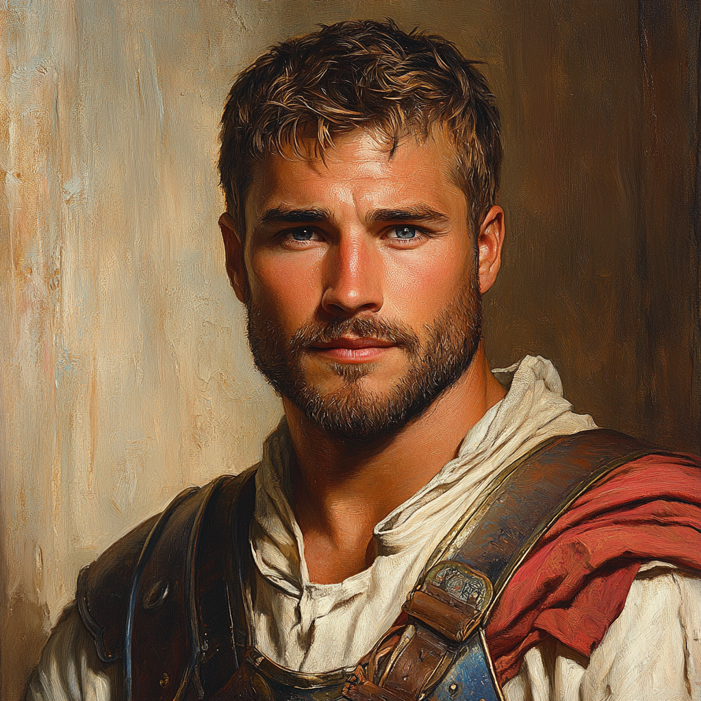 Так нейросеть представила средневекового финна, изображение создано с помощью ИИ Midjourney