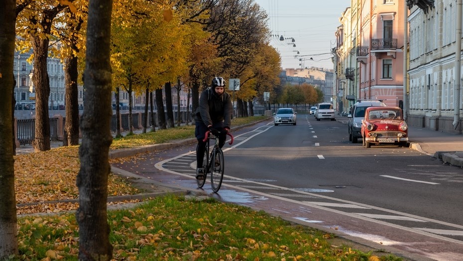 В Петербурге в 2025 году построят около 7 км велодорожек