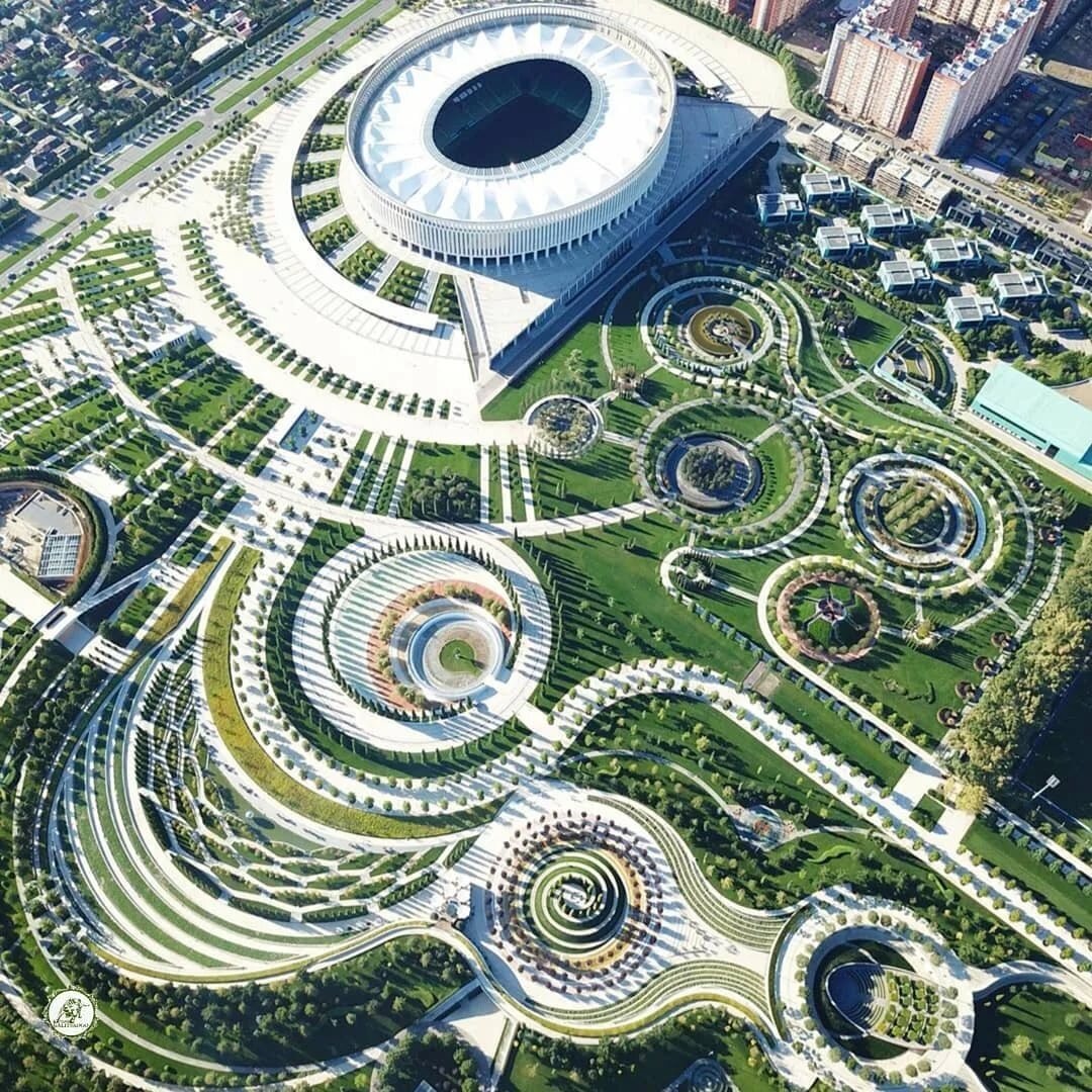 Парк Галицкого ( вид сверху ) 