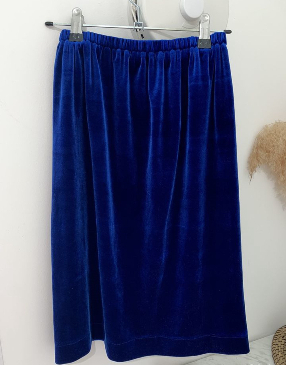 Костюм из бархата