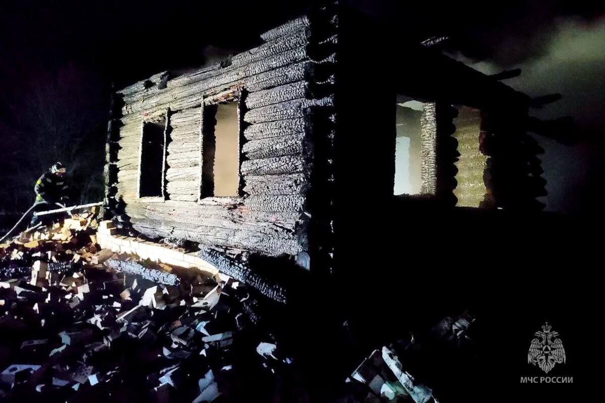    Мужчина погиб на пожаре в жилом доме в Опочецком районе