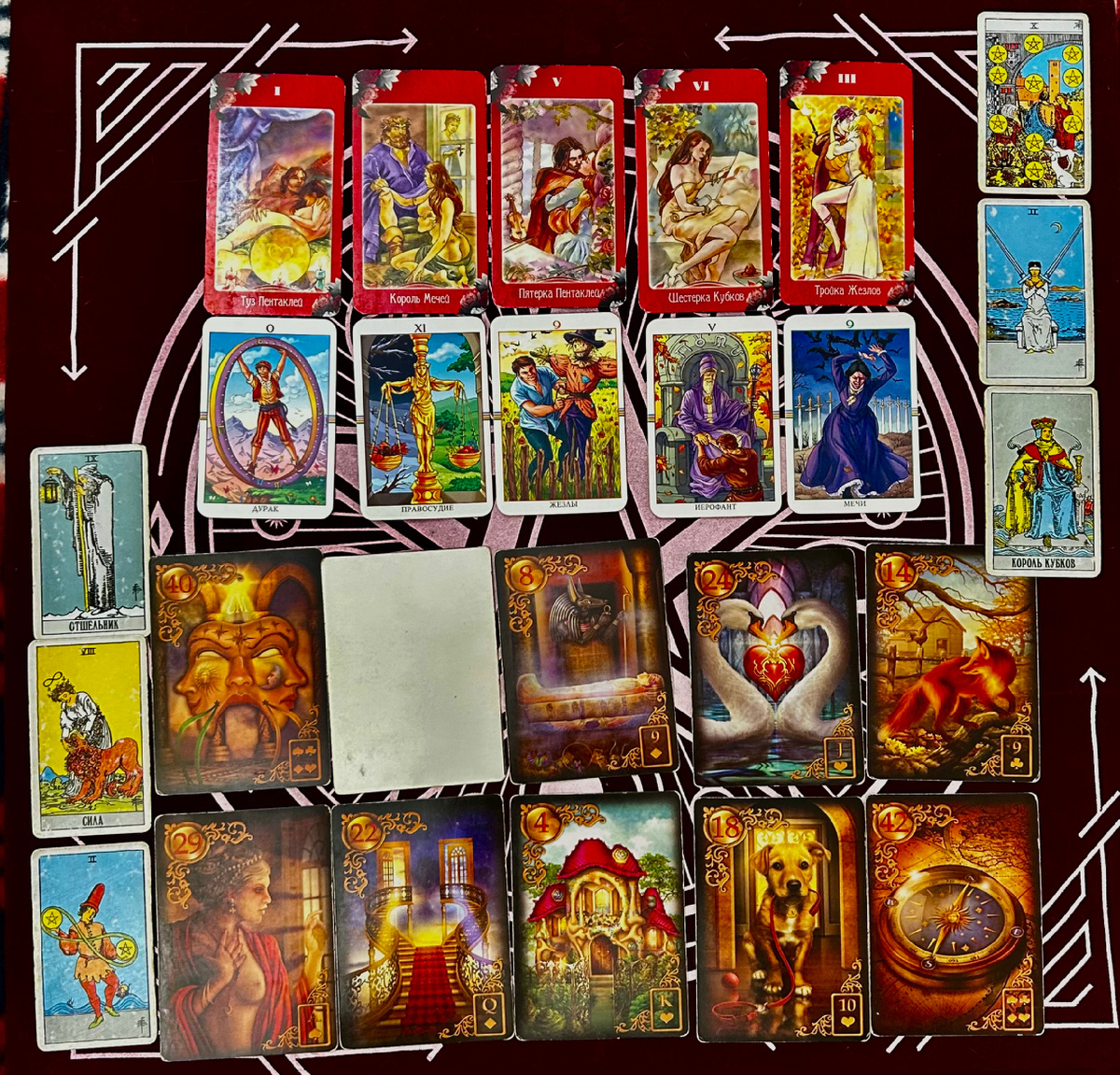 Расшифровка расклада.