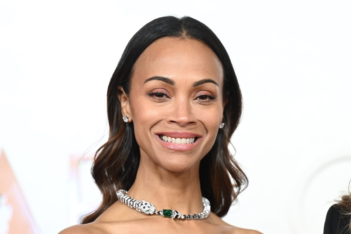 Зои Салдана. Cartier. Оскар 2025