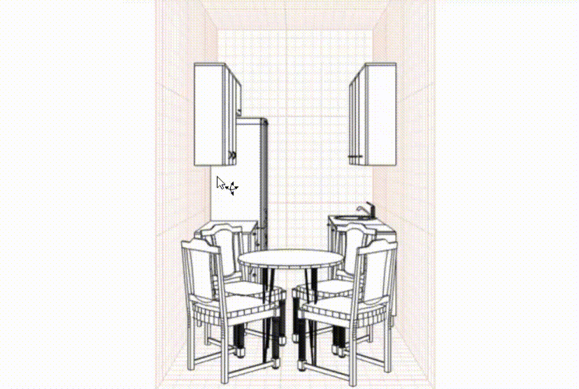 Полный проект двухрядной кухни