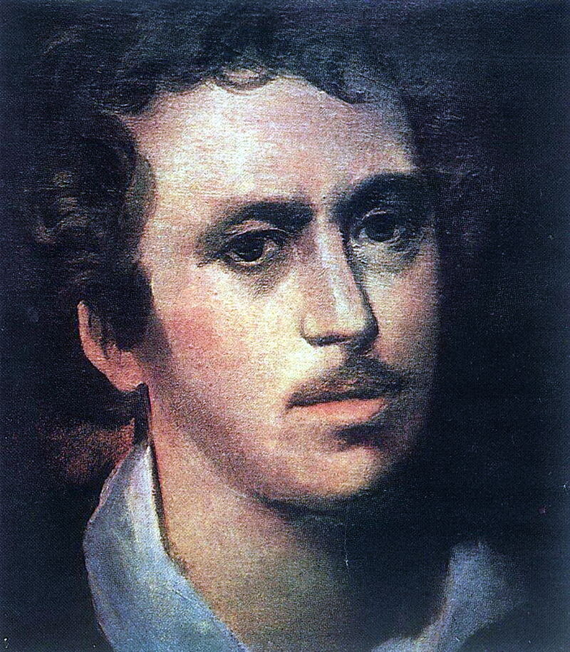 К. П. Брюллов. Автопортрет. 1823 год.