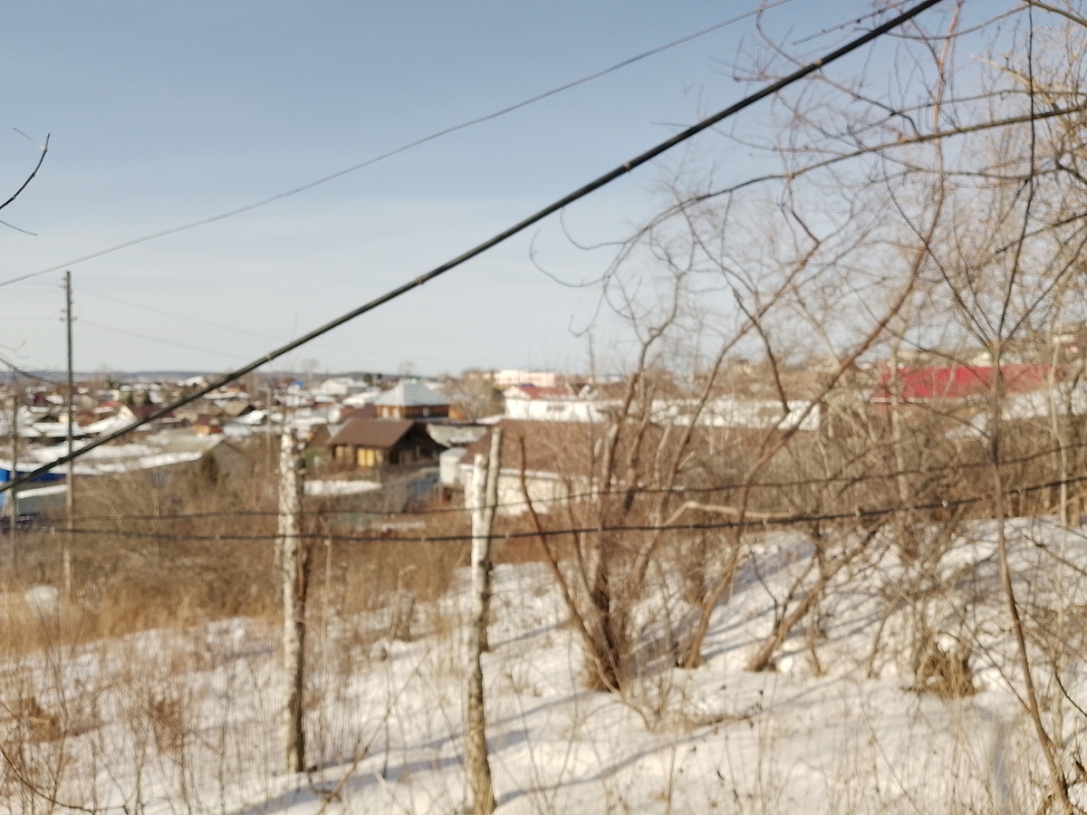 Вид от храма на частный сектор. Самый первый район города. 