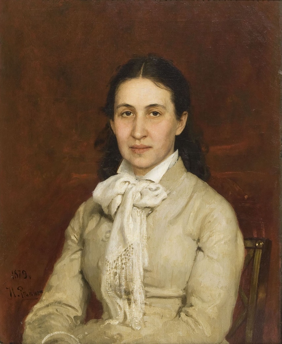И.Е. Репин. Портрет Е.Г. Мамонтовой 1874–1879. Из собрания Музея-заповедника «Абрамцево»